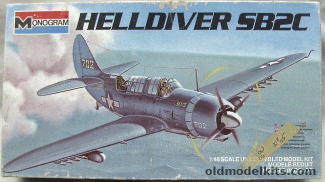 Monogram 1/48 Curtiss SB2C Helldiver - Baby II of VMSB-224 US Marines, 6831 plastic model kit